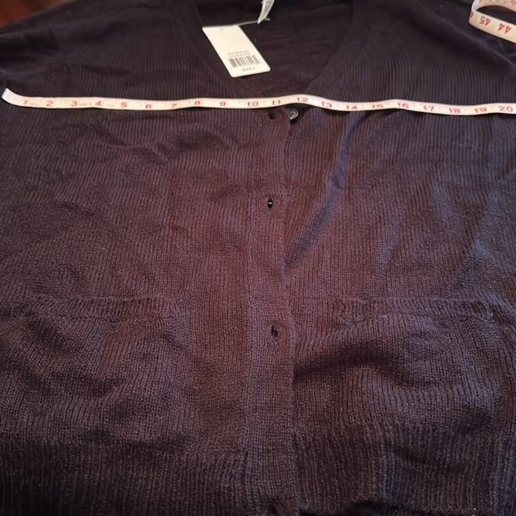 Sofra women’s black sweater button up cardigan NWT L - Picture 10 of 11